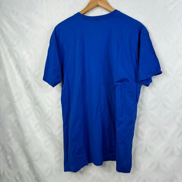 Bustedtees Control Freak Video Controllers Blue Tee Size XL - Picture 4 of 5